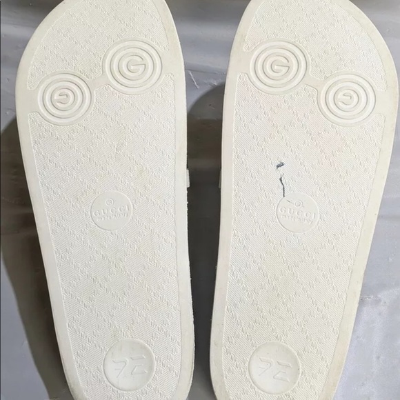 Men’s Gucci Signature Slides Sz 13 New - Picture 4 of 9